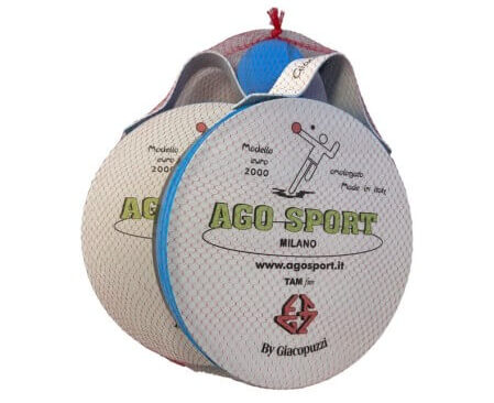 set 2 tamburelli 1 pallina blu royal